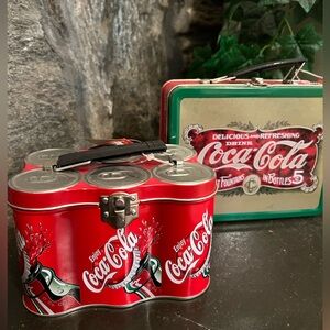 Coca Cola tin lunchboxes
